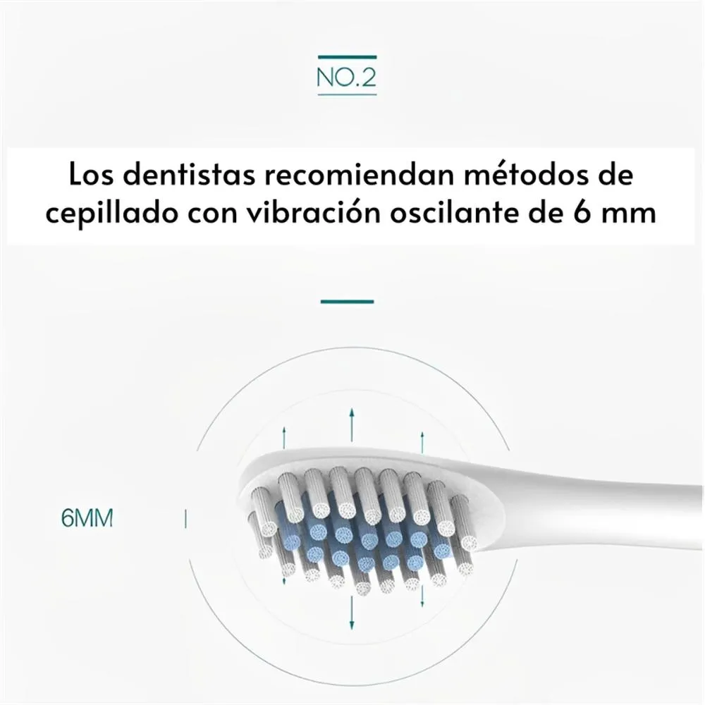 Cepillo Dental Eléctrico Sónico Recargable - Imagen 3
